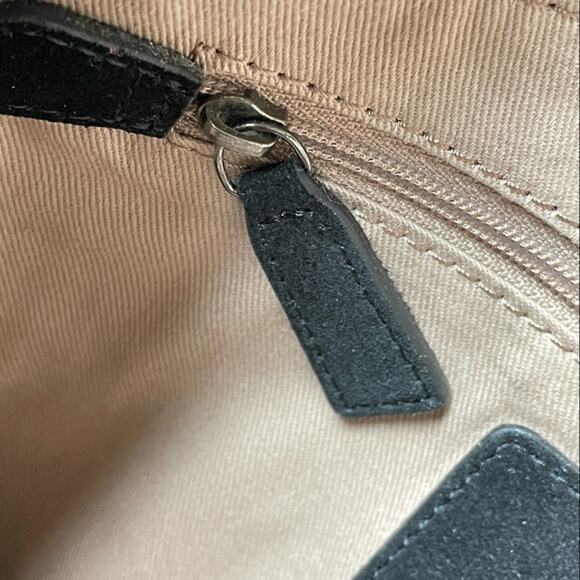 Camila Alves MUXO Black Snakeskin Print Fringe Leather Hobo Bag - Picture 11 of 16